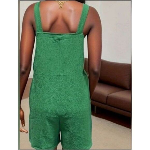 Ladies' overall romper sz Large - Picture 5 of 6